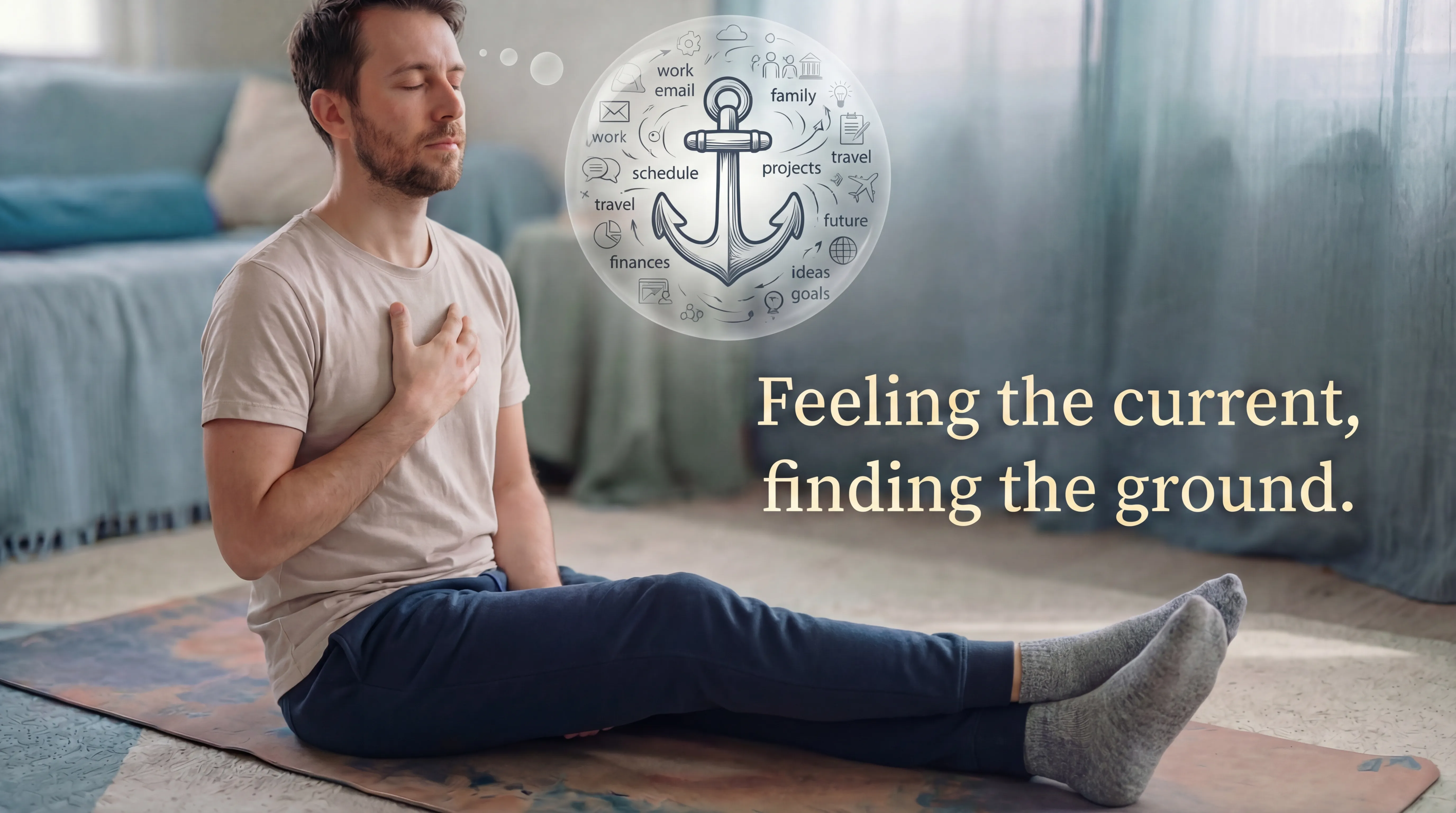 A calm, grounding image for ADHD focus.