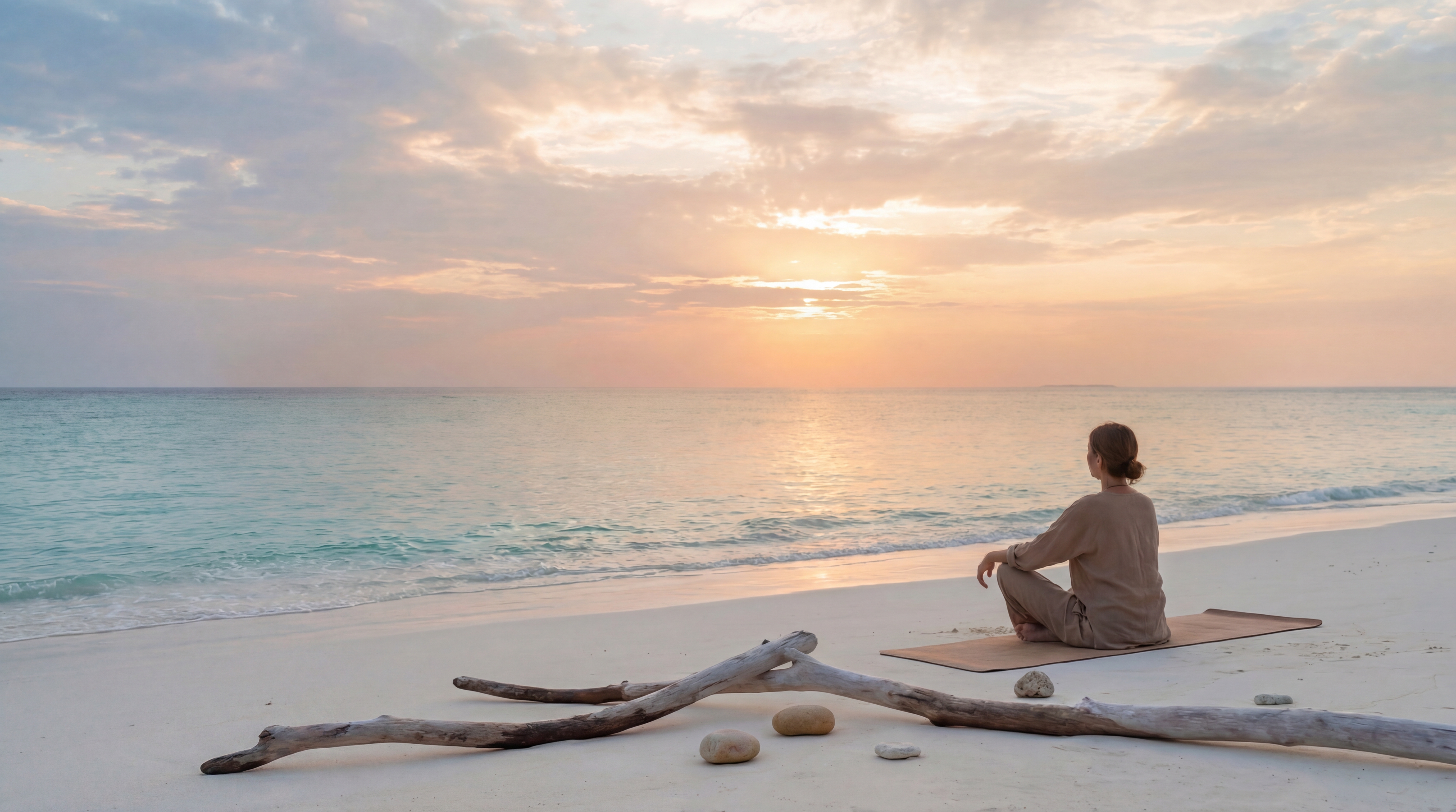 A serene visual for long coherent breathing sessions.